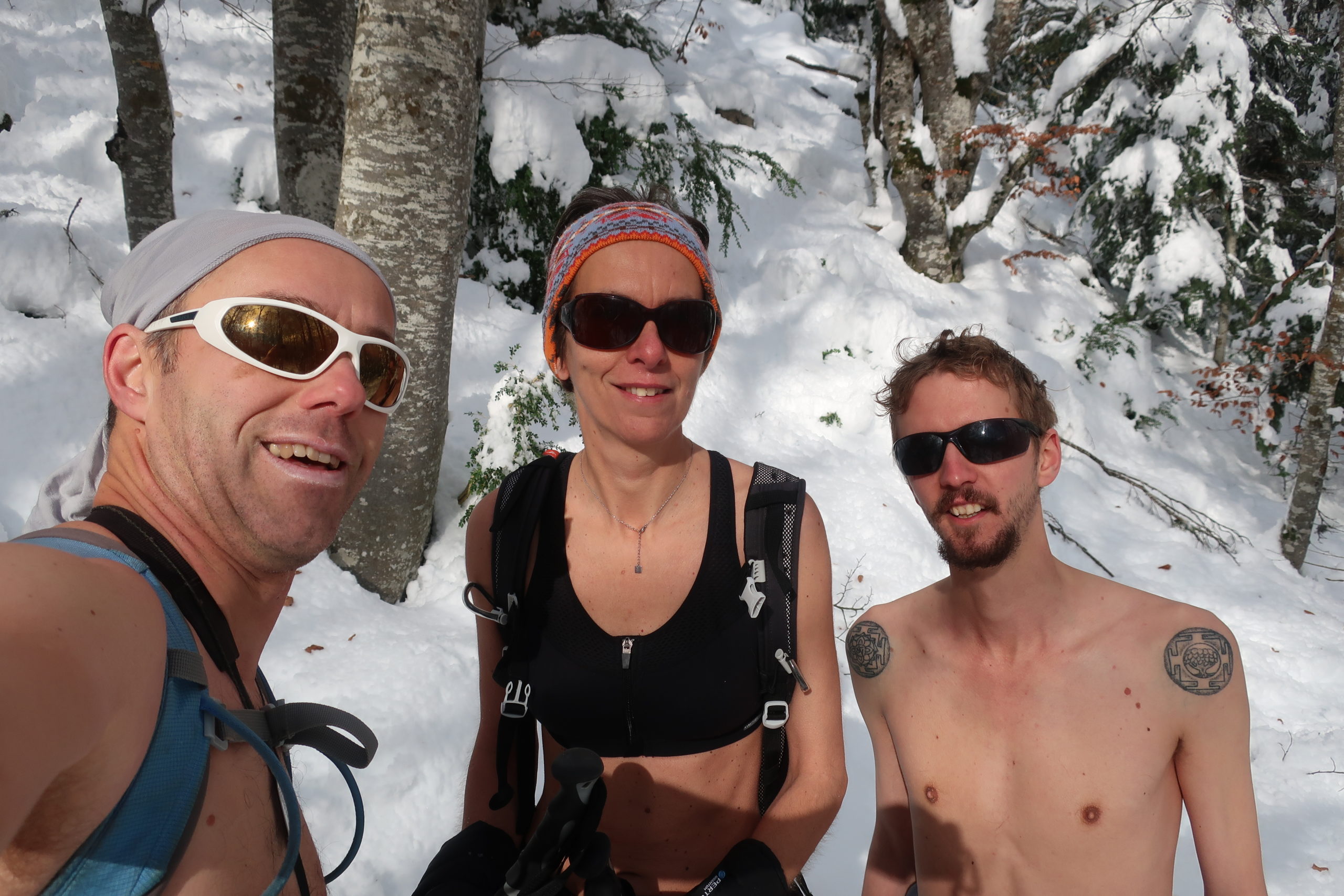 Randonnée Toumo dans la neige